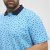 North Latitude Polo Pique Printed Turquoise - Πόλο μπλουζάκια - Aνδρικά μπλουζακια πολο μεγάλα μεγέθη