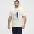 North Latitude T-shirt Printed Short Sleeve Off-White - Μακό μπλουζάκια - Aνδρικά μπλουζεσ μεγάλα μεγέθη