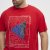 North Latitude T-Shirt Printed Short Sleeve Red - Μακό μπλουζάκια - Aνδρικά μπλουζεσ μεγάλα μεγέθη