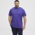 North Latitude T-Shirt Printed Allover Blue - Μακό μπλουζάκια - Aνδρικά μπλουζεσ μεγάλα μεγέθη