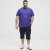 North Latitude T-Shirt Printed Allover Blue - Μακό μπλουζάκια - Aνδρικά μπλουζεσ μεγάλα μεγέθη