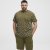 North Latitude T-shirt Allover Printed Green - Μακό μπλουζάκια - Aνδρικά μπλουζεσ μεγάλα μεγέθη