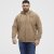 North Latitude Hoodie with Zipper Dark Sand TALL - TALL Φούτερ - 