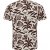 North Latitude T-Shirt Printed Allover Bordeaux - Μακό μπλουζάκια - Aνδρικά μπλουζεσ μεγάλα μεγέθη