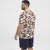 North Latitude T-Shirt Printed Allover Bordeaux - Μακό μπλουζάκια - Aνδρικά μπλουζεσ μεγάλα μεγέθη