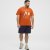 North Latitude T-Shirt Ice Cream Orange - Μακό μπλουζάκια - Aνδρικά μπλουζεσ μεγάλα μεγέθη