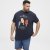 North Latitude T-Shirt Ice Cream Navy - Μακό μπλουζάκια - Aνδρικά μπλουζεσ μεγάλα μεγέθη