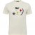 North Latitude T-Shirt Eggplant Off-White - Μακό μπλουζάκια - Aνδρικά μπλουζεσ μεγάλα μεγέθη