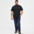 North Latitude T-Shirt 2-Pack Black - Μακό μπλουζάκια - Aνδρικά μπλουζεσ μεγάλα μεγέθη