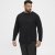 North Latitude T-Shirt Long Sleeve Black - Μακό μπλουζάκια - Aνδρικά μπλουζεσ μεγάλα μεγέθη