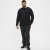 North Latitude T-Shirt Long Sleeve Black - Μακό μπλουζάκια - Aνδρικά μπλουζεσ μεγάλα μεγέθη