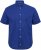 North Latitude Shirt Linen Cotton Short Sleeve Blue - Πουκάμισα - Aνδρικά πουκαμισα μεγαλα μεγάλα μεγέθη