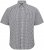 North Latitude Shirt Short Sleeve Checked Grey - Πουκάμισα - Aνδρικά πουκαμισα μεγαλα μεγάλα μεγέθη
