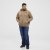 North Latitude Hoodie with Zipper Dark Sand - φούτερ/Φούτερ με κουκούλα - φούτερ/Φούτερ με κουκούλα ανδρικά μεγάλα μεγέθη 