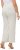 Ulla Popken Layered Chiffon Wide Leg Pants White - Τζιν & Παντελόνια για Γυναίκες σε Μεγάλες Μεγέθη – Plus Size - 