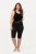 Ulla Popken Stretch Knit Bike Shorts Black - Ulla Popken - Ρούχα Ulla Popken Plus Size