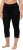 Ulla Popken Basic Stretch Knit Capris Black - Τζιν & Παντελόνια για Γυναίκες σε Μεγάλες Μεγέθη – Plus Size - 