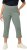 Ulla Popken Stretch Basic Bengaline Capri Pants Light Moss Green - Τζιν & Παντελόνια για Γυναίκες σε Μεγάλες Μεγέθη – Plus Size - 