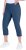 Ulla Popken Stretch Basic Bengaline Capri Pants Denim Blue - Τζιν & Παντελόνια για Γυναίκες σε Μεγάλες Μεγέθη – Plus Size - 