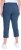 Ulla Popken Stretch Basic Bengaline Capri Pants Denim Blue - Τζιν & Παντελόνια για Γυναίκες σε Μεγάλες Μεγέθη – Plus Size - 