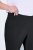 Ulla Popken Bengaline Elastic Waist Stretch Capri Pants Black - Παντελόνια από ύφασμα - Γυναικεία Υφασμάτινα Παντελόνια Μεγάλα Μεγέθη
