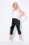 Ulla Popken Bengaline Elastic Waist Stretch Capri Pants Black - Παντελόνια από ύφασμα - Γυναικεία Υφασμάτινα Παντελόνια Μεγάλα Μεγέθη