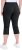 Ulla Popken Bengaline Elastic Waist Stretch Capri Pants Black - Τζιν & Παντελόνια για Γυναίκες σε Μεγάλες Μεγέθη – Plus Size - 