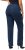 Ulla Popken Straight Leg Elastic Waist Mandy Fit Stretch Jeans Denim Blue - Τζιν & Παντελόνια για Γυναίκες σε Μεγάλες Μεγέθη – Plus Size - 