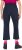 Ulla Popken Functional Sport Quick Dry Stretch Crop Pants Navy Blue - Τζιν & Παντελόνια για Γυναίκες σε Μεγάλες Μεγέθη – Plus Size - 