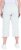 Ulla Popken Stretch Cotton Cargo Crop Pants Snow White - Τζιν & Παντελόνια για Γυναίκες σε Μεγάλες Μεγέθη – Plus Size - 
