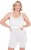Ulla Popken Lace Hem Stretch Viscose Knit Bicycle Length Lounge Shorts White - Τζιν & Παντελόνια για Γυναίκες σε Μεγάλες Μεγέθη – Plus Size - 