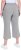 Ulla Popken Cool Linen Elastic Waist Capri Pants Light Grey Melange - Τζιν & Παντελόνια για Γυναίκες σε Μεγάλες Μεγέθη – Plus Size - 