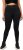 Ulla Popken High Waist Quick Dry Recycled Stretch Leggings Black - Τζιν & Παντελόνια για Γυναίκες σε Μεγάλες Μεγέθη – Plus Size - 