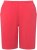Ulla Popken Stretch Knit Bermuda Shorts Red - Τζιν & Παντελόνια για Γυναίκες σε Μεγάλες Μεγέθη – Plus Size - 