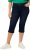 Ulla Popken Basic Capri Sarah Fit Jeans Denim Blue - Τζιν & Παντελόνια για Γυναίκες σε Μεγάλες Μεγέθη – Plus Size - 