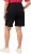 Ulla Popken Basic Denim Mandy Bermuda Shorts Black - Τζιν & Παντελόνια για Γυναίκες σε Μεγάλες Μεγέθη – Plus Size - 