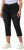 Ulla Popken Cropped Stretch Blend Mony Jeans Black - Τζιν & Παντελόνια για Γυναίκες σε Μεγάλες Μεγέθη – Plus Size - 