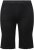 Ulla Popken Frayed Hemline Elastic Waistband Bermuda Shorts Black - Τζιν & Παντελόνια για Γυναίκες σε Μεγάλες Μεγέθη – Plus Size - 