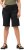 Ulla Popken Frayed Hemline Elastic Waistband Bermuda Shorts Black - Τζιν & Παντελόνια για Γυναίκες σε Μεγάλες Μεγέθη – Plus Size - 