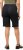 Ulla Popken Frayed Hemline Elastic Waistband Bermuda Shorts Black - Τζιν & Παντελόνια για Γυναίκες σε Μεγάλες Μεγέθη – Plus Size - 
