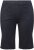 Ulla Popken Frayed Hemline Elastic Waistband Bermuda Shorts Navy - Τζιν & Παντελόνια για Γυναίκες σε Μεγάλες Μεγέθη – Plus Size - 
