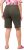 Ulla Popken Frayed Hemline Elastic Waistband Bermuda Shorts Loden Green - Τζιν & Παντελόνια για Γυναίκες σε Μεγάλες Μεγέθη – Plus Size - 