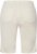 Ulla Popken Frayed Hemline Elastic Waistband Bermuda Shorts White - Τζιν & Παντελόνια για Γυναίκες σε Μεγάλες Μεγέθη – Plus Size - 
