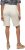 Ulla Popken Frayed Hemline Elastic Waistband Bermuda Shorts White - Τζιν & Παντελόνια για Γυναίκες σε Μεγάλες Μεγέθη – Plus Size - 