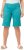 Ulla Popken Frayed Hemline Elastic Waistband Bermuda Shorts Bright Turquoise - Τζιν & Παντελόνια για Γυναίκες σε Μεγάλες Μεγέθη – Plus Size - 