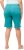Ulla Popken Frayed Hemline Elastic Waistband Bermuda Shorts Bright Turquoise - Τζιν & Παντελόνια για Γυναίκες σε Μεγάλες Μεγέθη – Plus Size - 