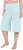 Ulla Popken Wide Leg Flared Bermuda Shorts Blue - Τζιν & Παντελόνια για Γυναίκες σε Μεγάλες Μεγέθη – Plus Size - 