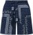Ulla Popken Paisley Pull On Shorts Blue - Τζιν & Παντελόνια για Γυναίκες σε Μεγάλες Μεγέθη – Plus Size - 