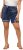 Ulla Popken Paisley Pull On Shorts Blue - Τζιν & Παντελόνια για Γυναίκες σε Μεγάλες Μεγέθη – Plus Size - 