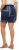 Ulla Popken Paisley Pull On Shorts Blue - Τζιν & Παντελόνια για Γυναίκες σε Μεγάλες Μεγέθη – Plus Size - 